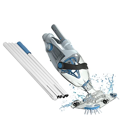 KOKIDO Swimming Pool Vacuum - Cordless Pool Cleaner - Debris Filtration for Above Ground and Inground Pools, Hot Tubs, Spas - Handheld Rechargeable Sweeper - XTROVAC 210 (NO Pole)