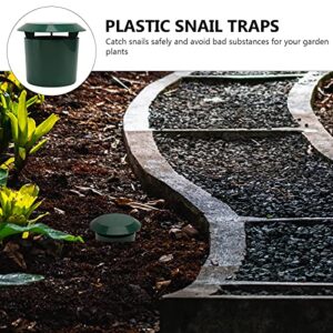 HANABASS 2pcs Killers Trapping Traps Catch for Garden Green Useful Practical Home Snail Catchers Supplies Tools