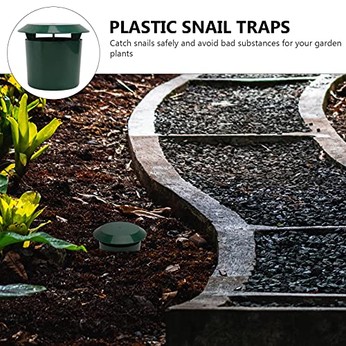 HANABASS 2pcs Killers Trapping Traps Catch for Garden Green Useful Practical Home Snail Catchers Supplies Tools