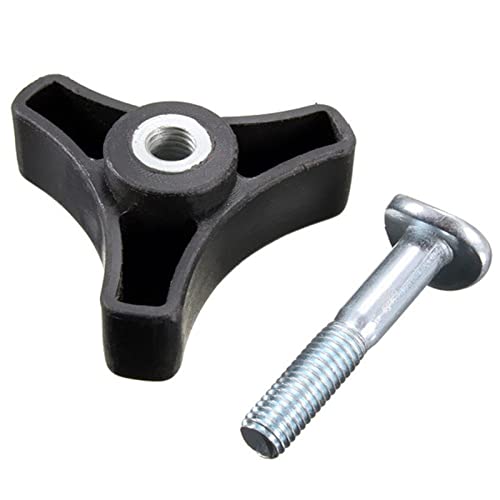 SMTHOME Triangle Handle Knob Nut Screw Bolt Black for Honda Lawn Mower Machine Garde