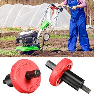 2 Pieces Electric Start Drill Bit Adapter, Engine Speed Starter Drill Bit Adapter with 2 Storage Bag for Trimmer, Garden Cultivator, Leaf Blower, Handheld Equipment