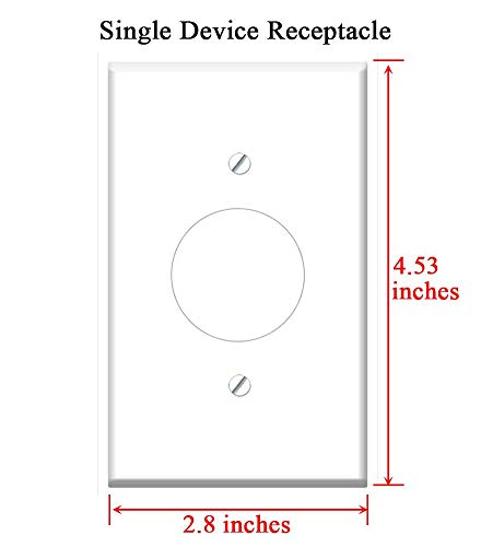 Single Hole Device Receptacle Wall Plate Cover - Bug Leaf Nature Green Insect Garden Pest Plant