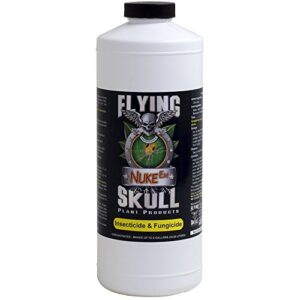 flying skull custos plantam plant products nuke em insecticide & fungicide, 1 quart