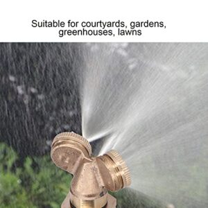 Cosiki Water Spray Head, 3Pcs Brass Garden Spray Nozzle for Watering for Gardens for Flowers Greenhouses for Greenhouses