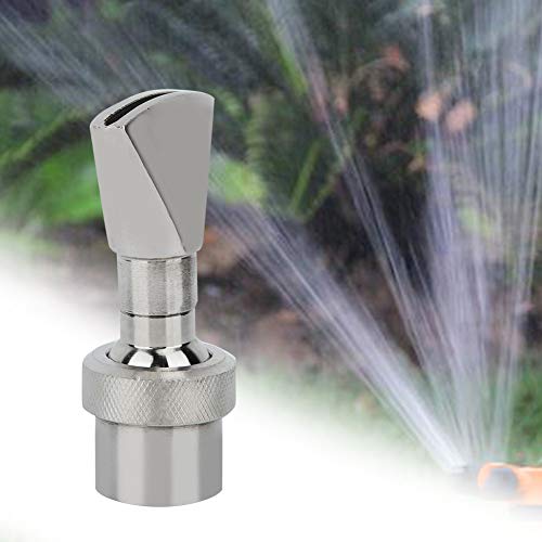 Ruining Stainless Steel Durable Water Fountain Spray Head, Sturdy Fan Shape Water Fountain Nozzle, for Garden Fan-Shaped Water Film