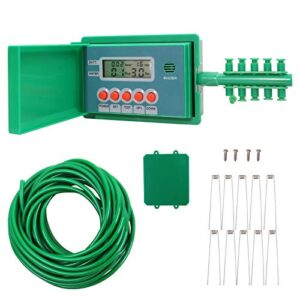 inshow automatic drip irrigation watering kits,micro plant digital programmable water timer,with led display for indoor garden potted plants