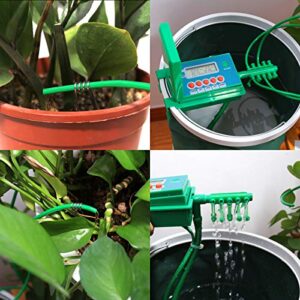 Inshow Automatic Drip Irrigation Watering Kits,Micro Plant Digital Programmable Water Timer,with LED Display for Indoor Garden Potted Plants