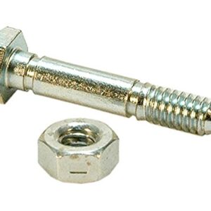 LAWN & GARDEN AMC 50 Shear Pins with Lock Nuts Compatible with Ariens 532005 53200500 05907100 51001600, Also Compatible with John Deere AM123342