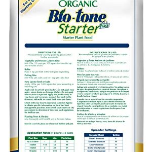 Espoma Organic Bio-Tone Starter Plus 4-3-3 Natural & Organic Starter Plant Food with Both Endo & Ecto Mycorrhizae; 25 lb. Bag; The Ultimate Starter Plant Food