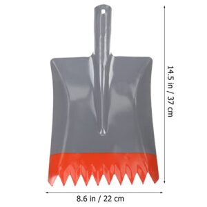 LIFKOME Strain- Reducing Snow Shovel Ice Remover Iron Garden Shovel Gardener Scoop Shovel Replacement Shovel Head Heavy Duty Ash Shovel Digging Spade