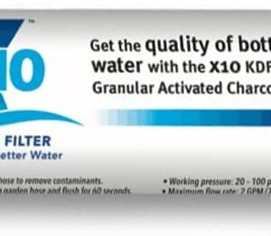 Lumintrail Spa Marvel X10 Water Filter, Granulated Activated Charcoal Filter, in-Line Hose Pre-Filter for Hot Tub & Spas, with a Drawstring Bag