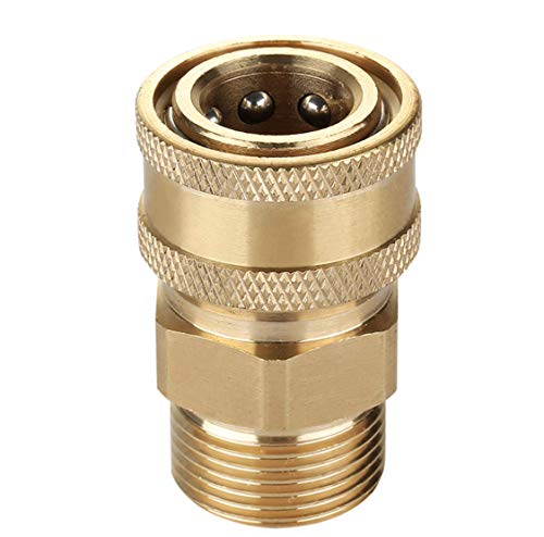 LOVHO Pressure Washer Adapter Set M22-14MM to 3/8 Inch Quick Connector 3 Pcs