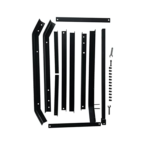 Leveling Lawn Rake, 66" Width Tow Behind Drag Harrow, Driveway Tractor Harrow with 2 Adjustable Bars, Heavy Duty Steel, Driveway Grader for ATV, UTV, Garden Lawn Tractors