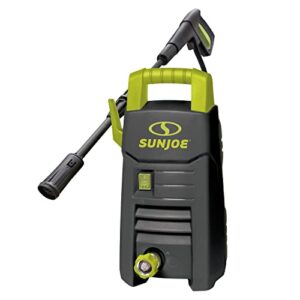 sun joe spx205e-xt portable electric pressure washer, adjustable spray wand, 1600 psi max, power washer, 1.45 gpm max
