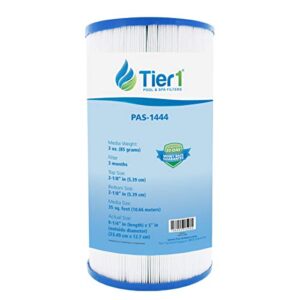 tier1 pool & spa filter cartridge | replacement for dynamic series systems 03fil1300, 817-3501, r173431, pleatco prb35-in, fc-2385 and more | 35 sq ft pleated fabric filter media