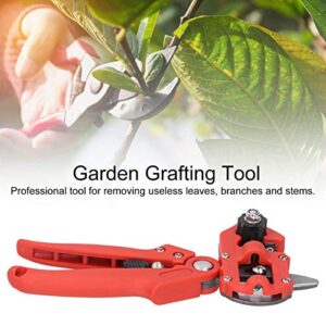 More Effective Garden Grafting Tool Set Precise and Perfect Cutting ABS Material Tree Grafting Graft Cutting Scissors for Gardening Grafting(red)