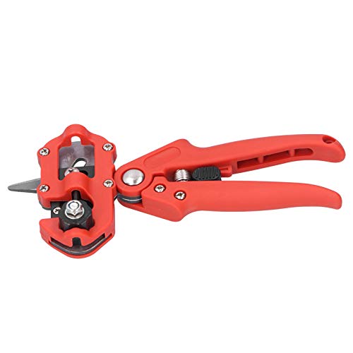 More Effective Garden Grafting Tool Set Precise and Perfect Cutting ABS Material Tree Grafting Graft Cutting Scissors for Gardening Grafting(red)