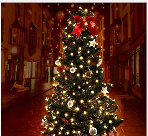 LED Christmas Tree Lights Outdoor/Indoor,Fairy Lights with 8 Lighting Modes,Warm White Twinkle Lights for Garden,String Lights for Bedroom,Led Light Strips,Halloween Lights Outdoor (100 LEDs)