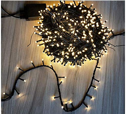 LED Christmas Tree Lights Outdoor/Indoor,Fairy Lights with 8 Lighting Modes,Warm White Twinkle Lights for Garden,String Lights for Bedroom,Led Light Strips,Halloween Lights Outdoor (100 LEDs)