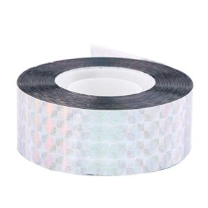 90M Bird Tape, Pet Bird Deterrent Tape, Audible Visual Flashing Reflective Ribbon, Suitable for Gardens, Orchards, Lawns, Airports