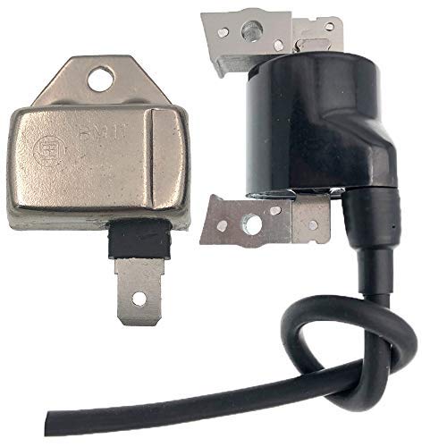 PARTSRUN BM11 21119-2161 Igniter Module Ignitor with 21121-2008 AM101065 Ignition Coil for Lawn Tractor ET18092,ZF472NEW