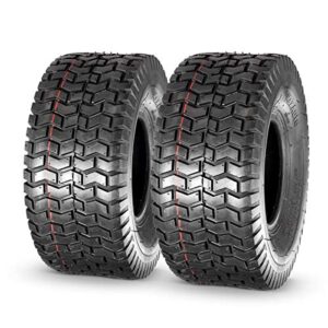 maxauto 15×6.00-6 lawn mower tires, 15x6x6 lawn garden tractor tires, 15×6-6 turf tire, 4pr tubeless, set of 2