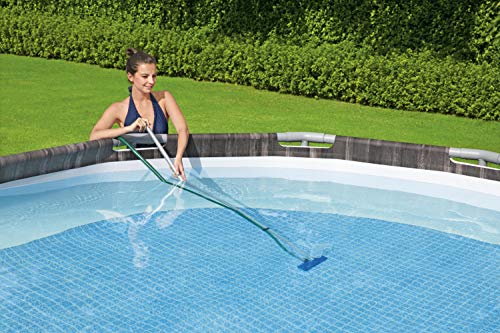 Flowclear Above Ground Pool Maintenance Kit | Features Vacuum and Leaf Skimmer Heads