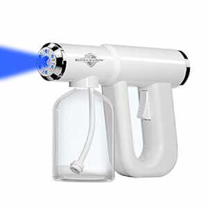 anodakn pet spray disinfection gun disinfectant steam gun handheld cordless rechargeable nano atomizer with blue light,large capacity ulv electric sprayer nozzle adjustable fogger for home, office,garden or school