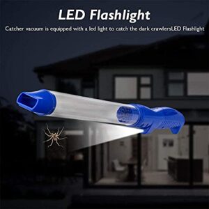 Vacuum Bug Catcher, Spider and Insect Traps Catcher with USB Rechargeable Bug Pest Control,Insects and Handheld Bug Catcher with LED Flashlight for Stink Bug,Beetle,Pest Suction Trap