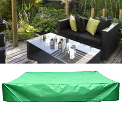 Enkelbruke Pool Cover Waterproof Protective Square Cover Garden Courtyard Square Small Sunshade Pool Cover (59.1 x 59.1 x 7.9 in)