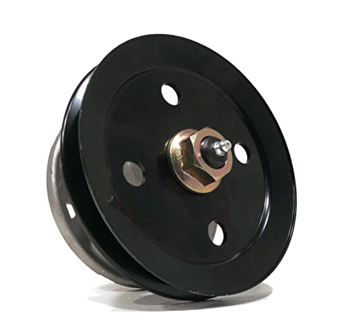 The ROP Shop | Spindle Assembly with Pulley for John Deere M110006, M122456 Garden Tractor Deck