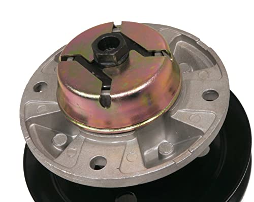 The ROP Shop | Spindle Assembly with Pulley for John Deere M110006, M122456 Garden Tractor Deck