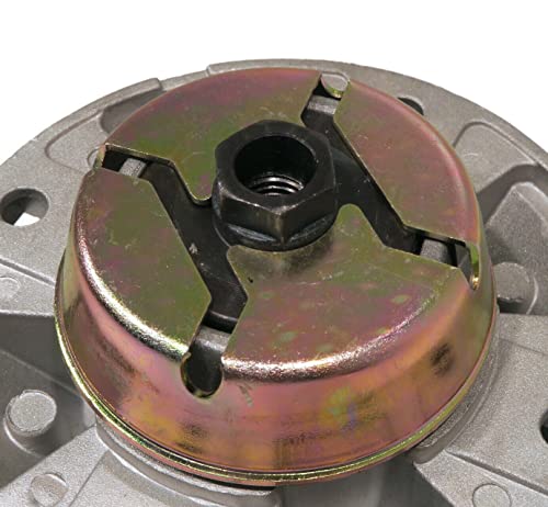 The ROP Shop | Spindle Assembly with Pulley for John Deere M110006, M122456 Garden Tractor Deck