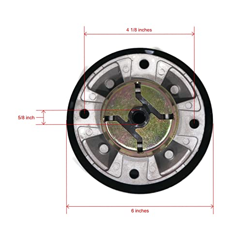 The ROP Shop | Spindle Assembly with Pulley for John Deere M110006, M122456 Garden Tractor Deck