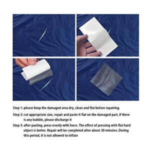 YARNOW 20sheets Tapes Pool Re Products Adhesive TPU Tool Pool, Supplies cm Mattress Decor Garden Toys Self Bounce Film Inflatable Rubber Patch Paddling Home Air Vinyl Product Transparent