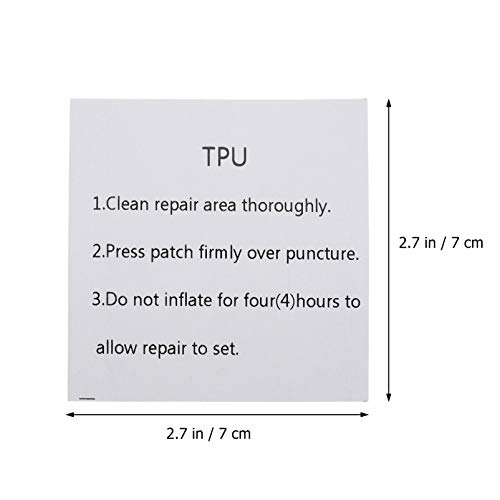 YARNOW 20sheets Tapes Pool Re Products Adhesive TPU Tool Pool, Supplies cm Mattress Decor Garden Toys Self Bounce Film Inflatable Rubber Patch Paddling Home Air Vinyl Product Transparent