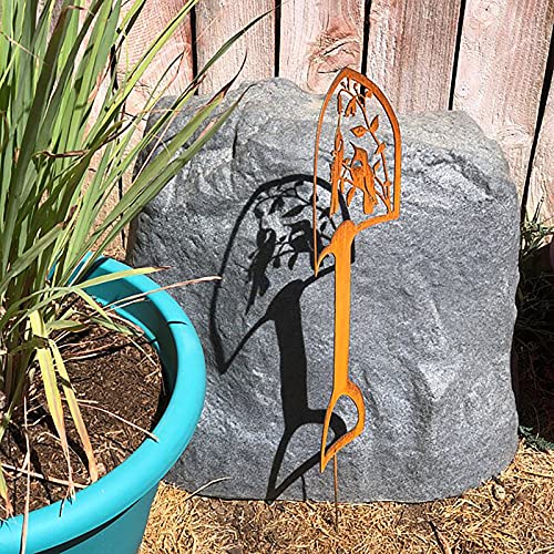 Snow Shovel for Driveway - Recycling Metal Gift Garden for Gardeners Great Shovel Small Decoration & Hangs