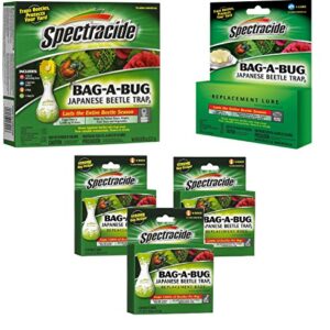 United Industries Spectracide Bag-A-Bug Japanese Beetle Trap2-1 Trap (56901) + 18 Replacement Bags (56903) + 1 Replacement Lure (HG-16905) (Bag-A-Bug Bundle Pack)