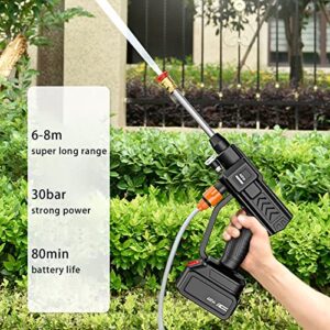 21V Cordless Mini Power Washer with Accessories Portable Electric Under Carriage Power Washer for Cars Gardens Terraces Windows Cleaning Works