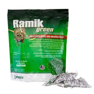 neogen 116317 ramik green 45-mini bait packs, 4.2 pounds