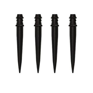 go2garden 4pcs plastic ground spikes stakes 1.968inch for solar pathway lights garden lights replacement for yard patio walkway landscape.