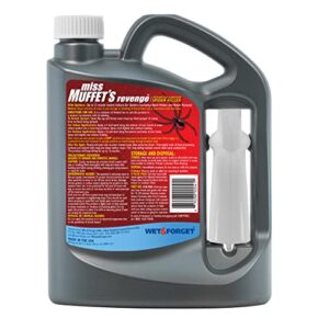 Wet & Forget 803064 Miss Muffet's Revenge Indoor and Outdoor Spider Killer with Attached Sprayer, 64 Fluid Ounces, Ready to Use