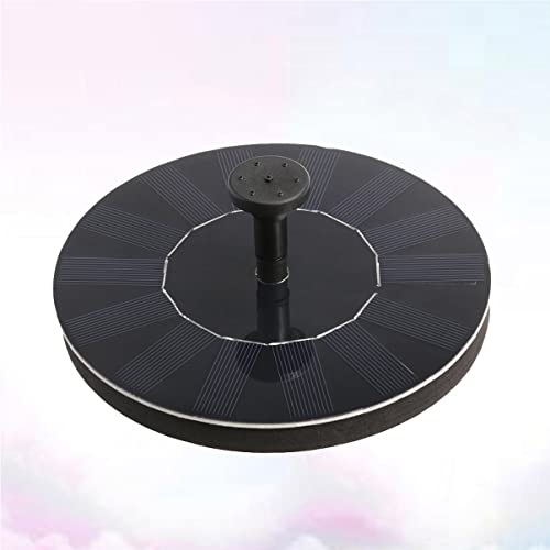BESPORTBLE Fountain Pond Different Professional Fontain Pump, for Garden Park Pump Tank, Pond, Black Floating Solar and Pool Bird Water W Bath, Round Fish with Nozzles Decoration Waterfall