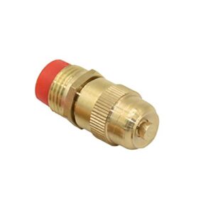 Quick Connect Garden Hose Brass Male 1/2" 3/4" Gardening Nozzle Adjustable Nozzle Fountain 360-degree Lawn Greenhouse Irrigation 1 (Color : 1I2 3I4)