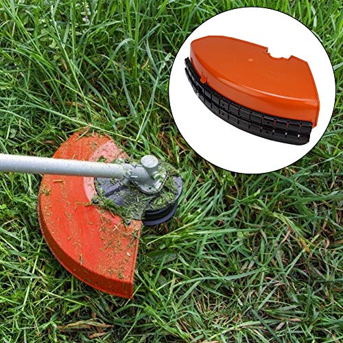 Yosoo Garden Grass Trimmer Guard Shield Brushcutter Baffle Trimmer Guard Lawn Mower Baffle Replacement for Stihl FS120 FS200 FS250