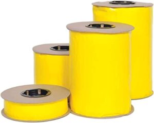 two pack giant blue sticky traps – tape roll, 15cm x 100m – insect sticky traps plant traps for flying insects, fruit fly, gnats lantern flies, for garden plant outdoor/indoor (yellow)