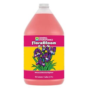 general hydroponics florabloom 0-5-4, use with floramicro & floragro for a tailor-made nutrient mix, provides nutrients for reproductive growth, ideal for hydroponics, 1-gallon