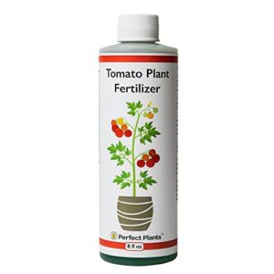 perfect plants tomato plant fertilizer in 8oz. bottle | help your vegetable garden thrive | rich in essential nutrients