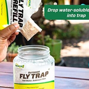 RESCUE! Outdoor Fly Trap - Reusable - 3 Traps