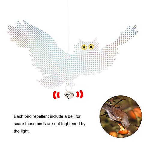 Reflective Deterrent Device, Garden Bird Deterrent Bird Repellent Devices, Bird Repellent, for Outdoor for Home